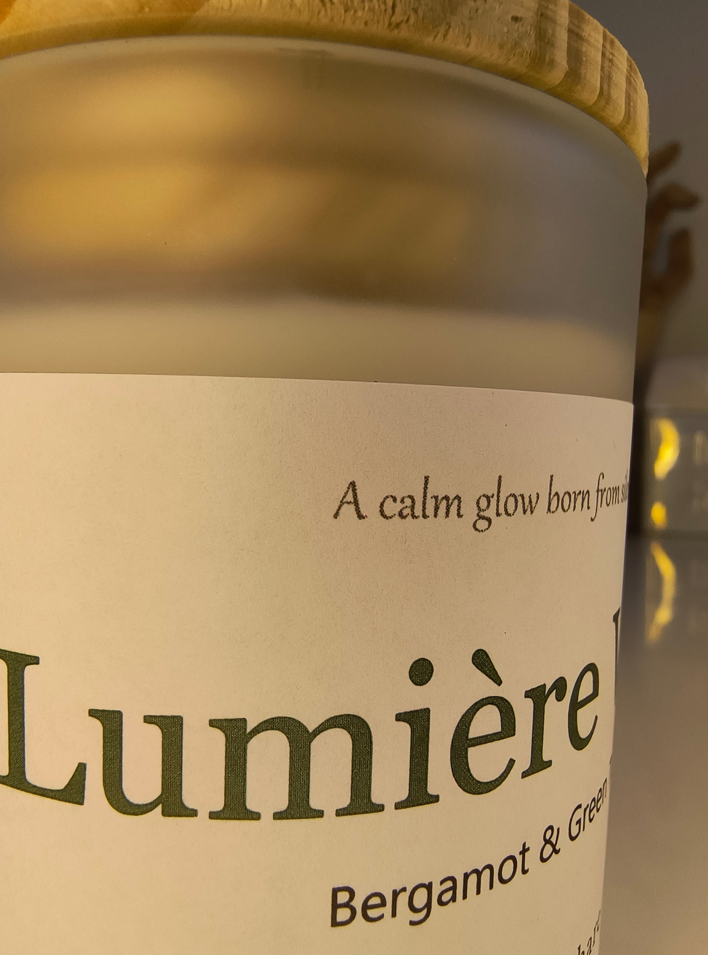 Lumière Verte — Bergamot & Green Tea, Scented Candle 150g